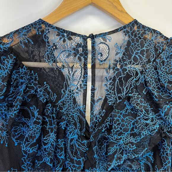 Three Floor Boss Lady Crepe jumpsuit blue black - 0 - Picture 10 of 11